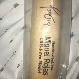 Miguel Rojas Autographed Baseball Bat